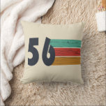 Born in 1956 vintage 70th birthday gift throw pillow<br><div class="desc">Add some originality to your wardrobe with this vintage sunset birthday graphic design featuring an awesome typography font. It's a great gift idea for men,  women,  husbands,  wives,  grandmothers,  and grandfathers who will love this unique artwork. The perfect funny holiday present for a happy birthday party.</div>
