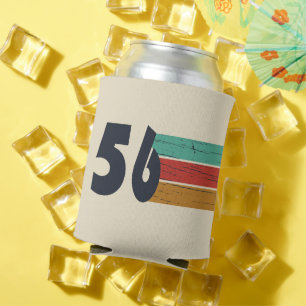 Born in 1956 vintage 70th birthday party can cooler