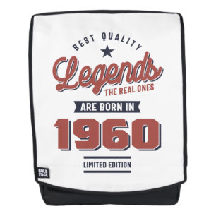 Born in 1960 Birthday Backpack