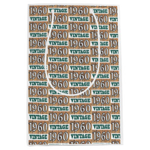 Born in 1960 medium gift bag
