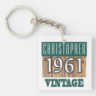 Born in 1961 keychain