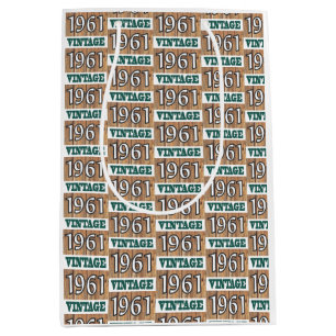 Born in 1961 medium gift bag