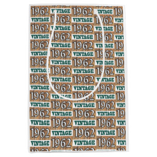 Born in 1962 medium gift bag