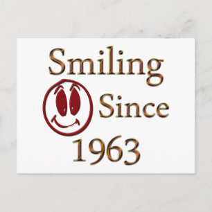 Born in 1963 postcard