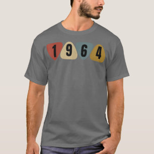 Born In 1964 Guitarist Guitar Pick Music Birthday T-Shirt