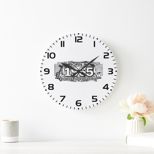 Born In 1965 Limited Edition  Large Clock (Creator Uploaded)
