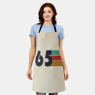 Born in 1965 vintage style birthday gift apron