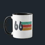 Born in 1966 vintage 60th birthday gift mug<br><div class="desc">Add some originality to your wardrobe with this vintage sunset birthday graphic design featuring an awesome typography font. It's a great gift idea for men,  women,  husbands,  wives,  grandmothers,  and grandfathers who will love this unique artwork. The perfect funny holiday present for a happy birthday party.</div>