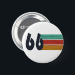 Born in 1966 vintage 60th birthday party 2 inch round button<br><div class="desc">Add some originality to your wardrobe with this vintage sunset birthday graphic design featuring an awesome typography font. It's a great gift idea for men,  women,  husbands,  wives,  grandmothers,  and grandfathers who will love this unique artwork. The perfect funny holiday present for a happy birthday party.</div>