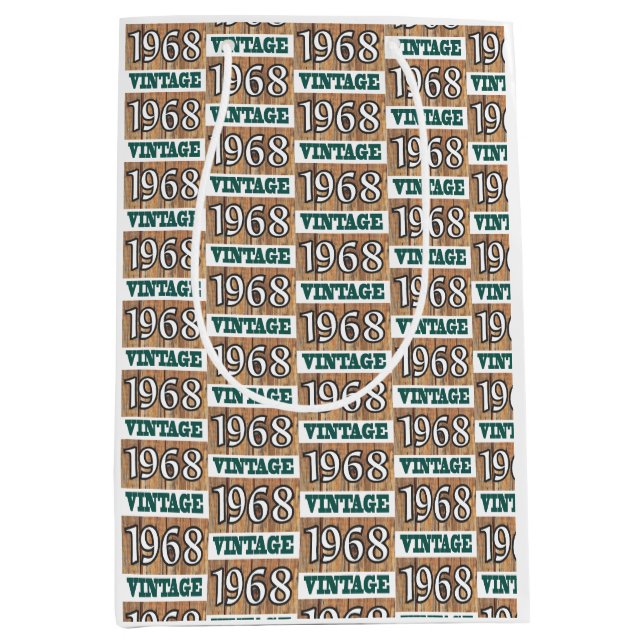 Born in 1968 medium gift bag (Front)