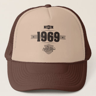 Born in 1969 (Dark&Lightgrey) Trucker Hat