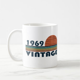 Born in 1969 vintage birthday gift coffee mug