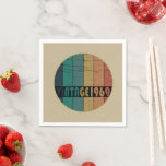 Born in 1969 vintage birthday napkin<br><div class="desc">Make your birthday special with this unique design. Add a touch of sophisticated elegance to your celebration with our exquisite,  one-of-a-kind graphics. These designs bring sophistication and originality to any product,  creating a memorable and stylish gift. They are perfect for those who appreciate timeless glamour on their special day.</div>