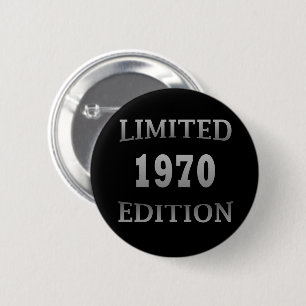 Born in 1970 birthday party 2 inch round button