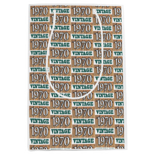 Born in 1970 medium gift bag
