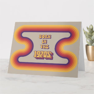 Born in 1970s, Millenials, Gen X, Birth Year Card