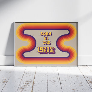 Born in 1970s, Millennials, Gen X, Birth Year Photo Print