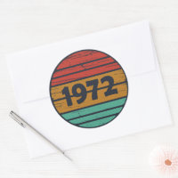 Born in 1972 vintage birthday gift