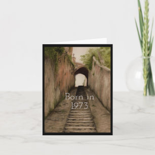 Born in 1973 Birthday fun facts Card