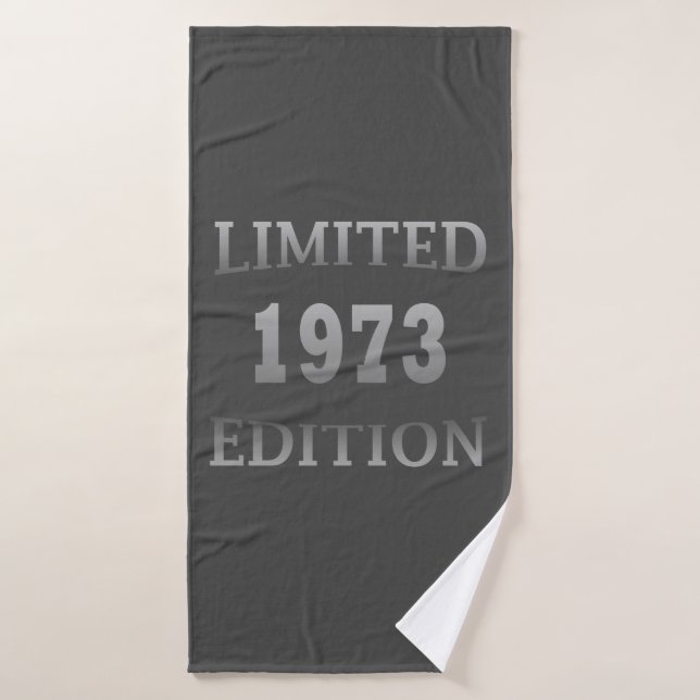Born in 1973 birthday limited edition bath towel (Bath Towel)
