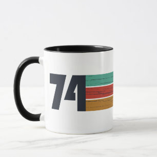 born in 1974 vintage birthday gift mug