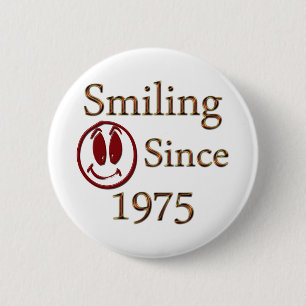 Born in 1975 2 inch round button