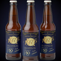 Born in 1975 50th birthday party beer Label Set