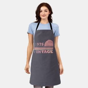 born in 1975 vintage birthday gift apron