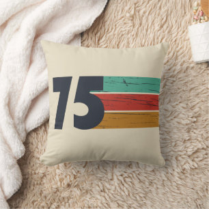 Born in 1975 vintage birthday gift throw pillow