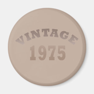 born in 1975 vintage birthday party magnet