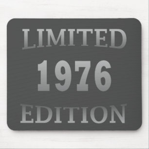 born in 1976 birthday limited edition mouse pad