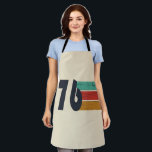 Born in 1976 vintage 50th birthday gift apron<br><div class="desc">Add some originality to your wardrobe with this vintage sunset birthday graphic design featuring an awesome typography font. It's a great gift idea for men,  women,  husbands,  wives,  grandmothers,  and grandfathers who will love this unique artwork. The perfect funny holiday present for a happy birthday party.</div>