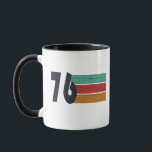 Born in 1976 vintage 50th birthday gift mug<br><div class="desc">Add some originality to your wardrobe with this vintage sunset birthday graphic design featuring an awesome typography font. It's a great gift idea for men,  women,  husbands,  wives,  grandmothers,  and grandfathers who will love this unique artwork. The perfect funny holiday present for a happy birthday party.</div>