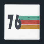 Born in 1976 vintage 50th birthday party magnet<br><div class="desc">Add some originality to your wardrobe with this vintage sunset birthday graphic design featuring an awesome typography font. It's a great gift idea for men,  women,  husbands,  wives,  grandmothers,  and grandfathers who will love this unique artwork. The perfect funny holiday present for a happy birthday party.</div>