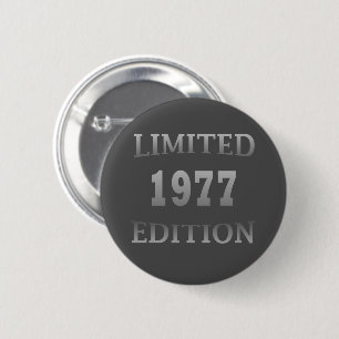 Born in 1977 birthday party 2 inch round button