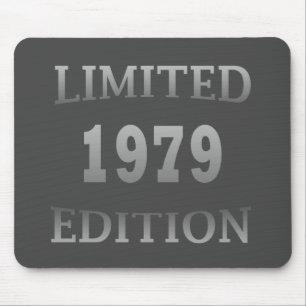 Born in 1979 elegant modern birthday gift mouse pad