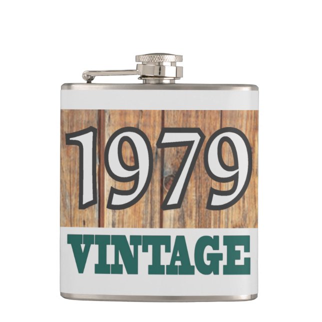 Born in 1979 flask (Front)
