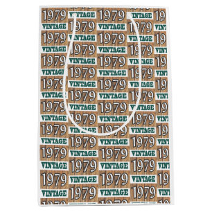 Born in 1979 medium gift bag