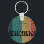 born in 1979 vintage birthday keychain<br><div class="desc">You can add some originality to your wardrobe collection with this vintage classic birthday graphic design with awesome typography font lettering; It is a great gift for men, women, husbands, wife, girlfriend, and boyfriend who will love this one-of-a-kind artwork. The best and most fun holiday present for your happy birthday...</div>