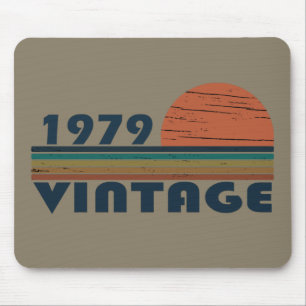 Born in 1979 vintage birthday mouse pad