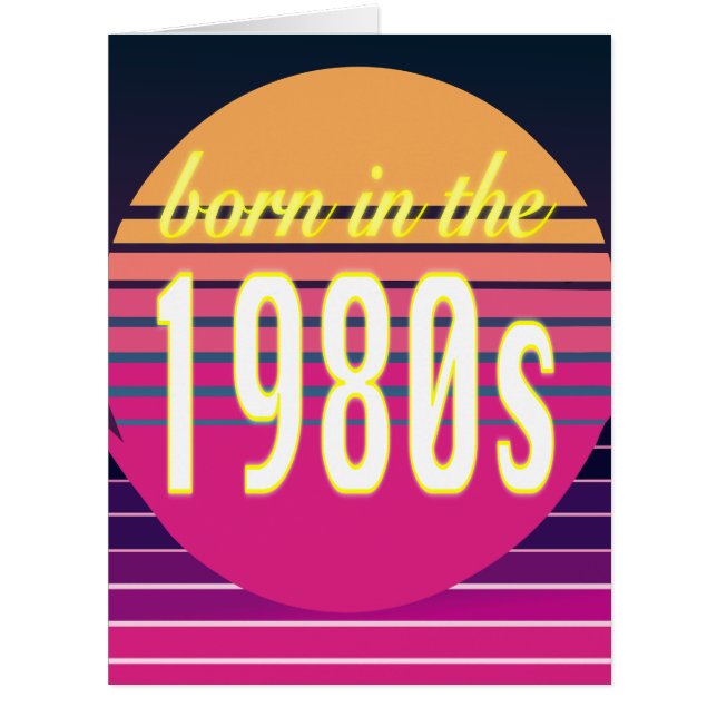 Born in 1980s, Millennials, Gen X, Birth Year (Front)