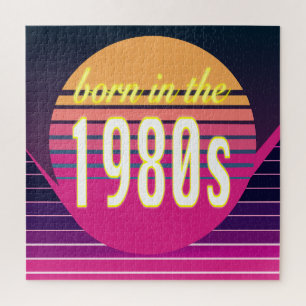Born in 1980s, Millennials, Gen X, Birth Year Jigsaw Puzzle