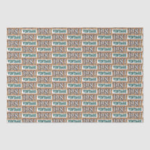 Born in 1981 tissue paper