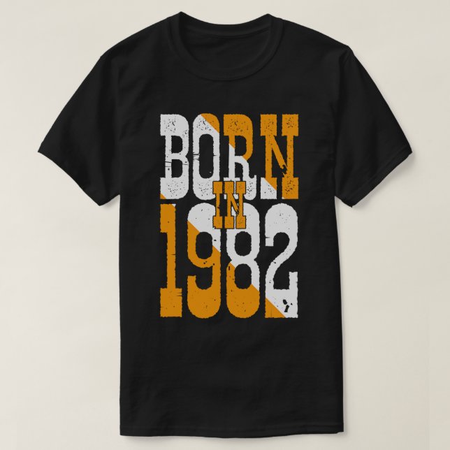 Born In 1982 T-Shirt (Design Front)