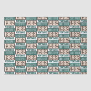 Born in 1982 tissue paper