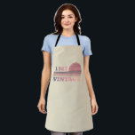 born in 1982 vintage birthday gift apron<br><div class="desc">You can add some originality to your wardrobe with this modern and elegant purple and pink colour sunset vintage retro-looking birthday design with awesome typography font lettering, it is a great gift idea for women, wives, and girlfriends who will love this one-of-a-kind artwork. The best and most fun holiday present...</div>