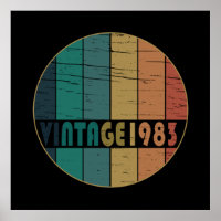 Born in 1983 vintage birthday