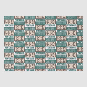 Born in 1984 tissue paper