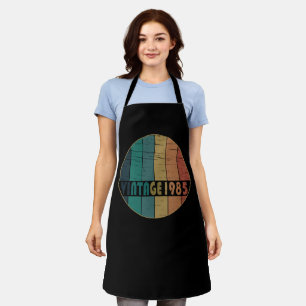 Born in 1985 vintage birthday gift apron