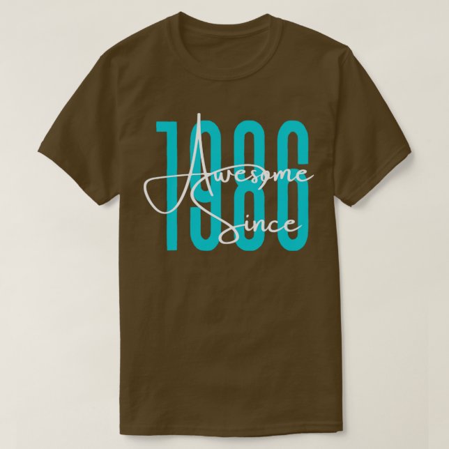 Born in 1986 T-Shirt (Design Front)